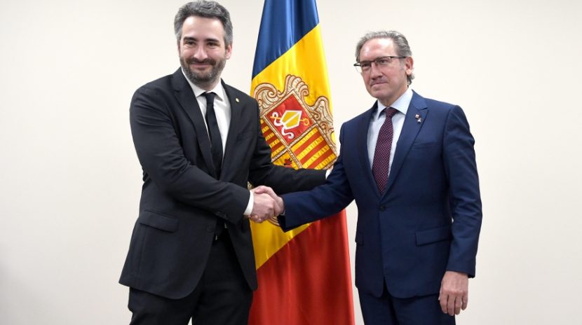 El ministre Eric Jover es reuneix amb el conseller d’Economia i Hisenda de la Generalitat de Catalunya, Jaume Giró