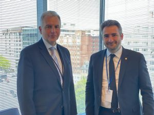 Eric Jover i Marc Ballestà participen en les Reunions de Primavera de l’FMI a Washington amb trobades bilaterals amb els màxims responsables de l’organisme